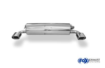 Endschalldämpfer Ausgang rechts/links - 135x80 Typ 53 rechts/links passend für: Toyota RAV 4 II 3 Türer